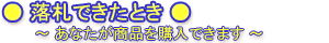 落札できた